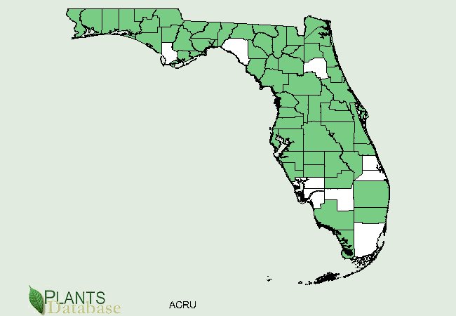 florida distribution map